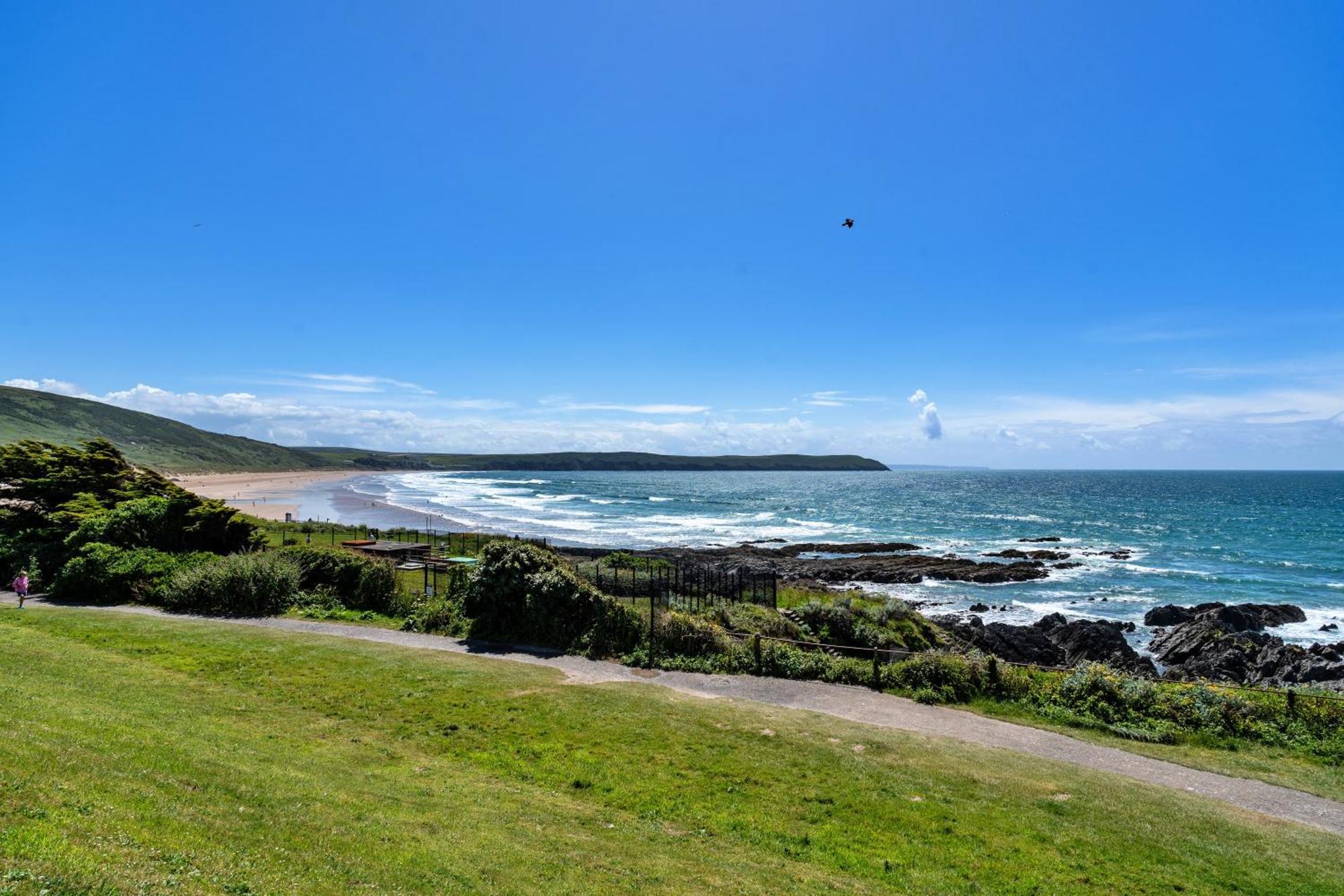 Finest Retreats - Ocean Lookout - Luxury Woolacombe Beach Apartment With Sea Views Eksteriør bilde